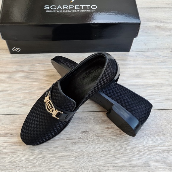 Black Men\'s Genuine Leather Loafer - Leather Sole